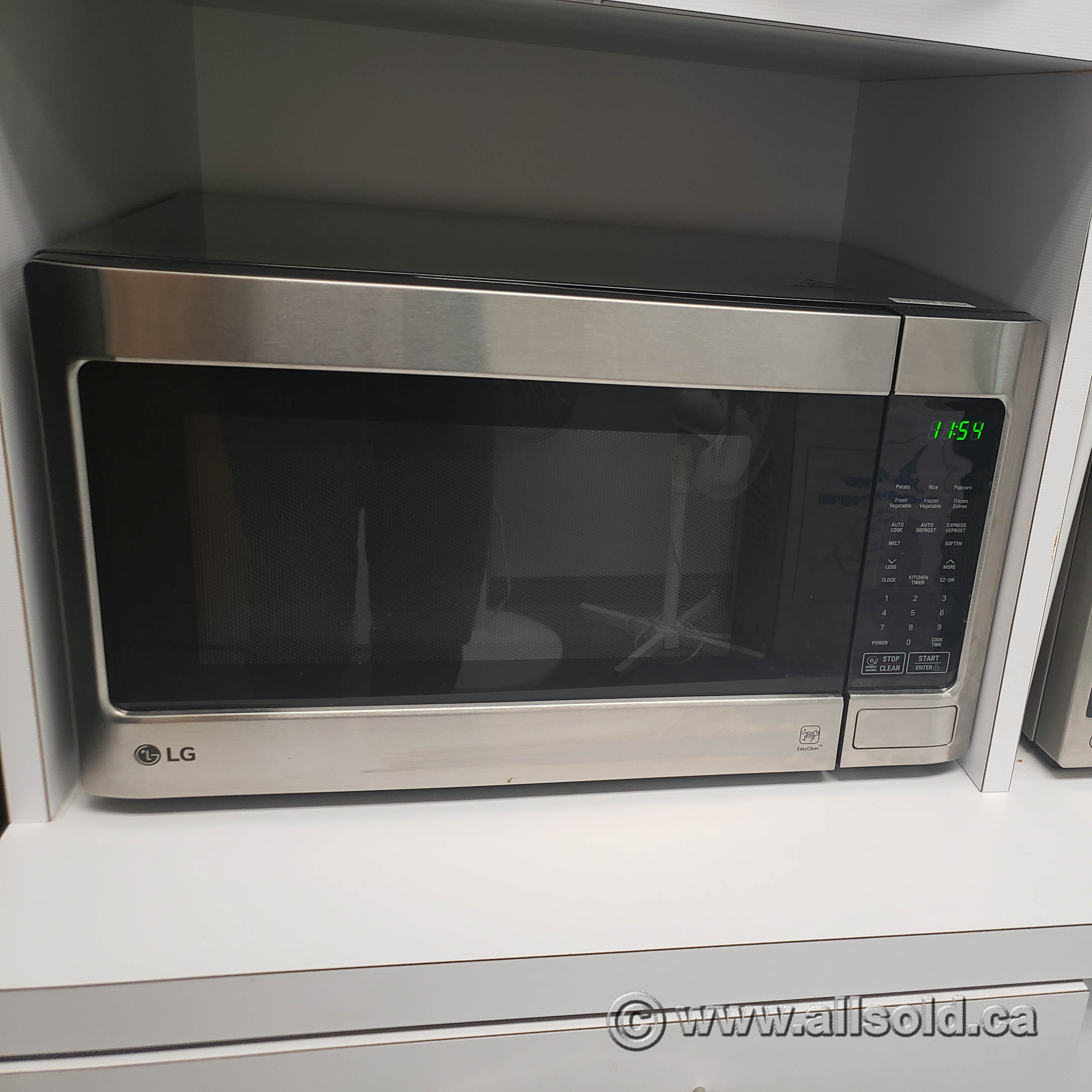 Lg Lms1531st 1 100 Watt 1 5 Cu Ft Countertop Microwave Allsold Ca Buy And Sell Used Office